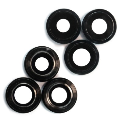 Стекло камеры для iPhone 12 Pro Max (комплект 3 шт.) Синий