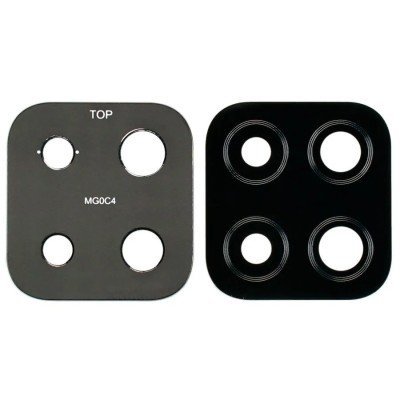 Стекло камеры для Samsung A125F Galaxy A12/Samsung M127F Galaxy M12/Samsung A127F Galaxy A12 Nacho Черный