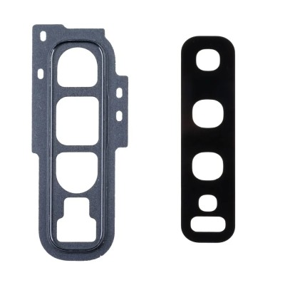 Стекло камеры для Samsung G973F Galaxy S10/Samsung G975F Galaxy S10+ в сборе с рамкой Черный