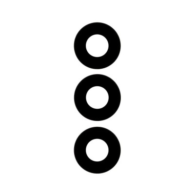 Стекло камеры для Samsung G990B Galaxy S21 FE (комплект 3 шт.) Черный