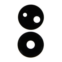 Стекло камеры для Tecno Camon 19 Pro (комплект 2 шт.) Черный