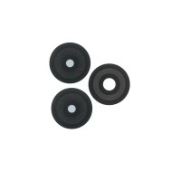 Стекло камеры для Tecno Spark 10 4G (комплект 3 шт.) Черный