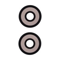 Стекло камеры для Tecno Spark Go 2023 (комплект 2 шт.) Черный