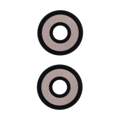 Стекло камеры для Tecno Spark Go 2023 (комплект 2 шт.) Черный