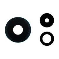 Стекло камеры для Xiaomi 12 Lite (комплект 3 шт.) Черный