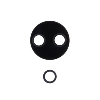 Стекло камеры для Xiaomi 13 Lite (комплект 2 шт.) Черный