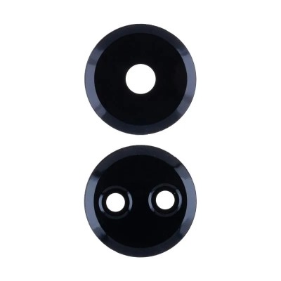 Стекло камеры для Xiaomi Poco C65 (комплект 2 шт.) Черный