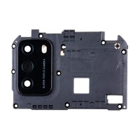 Стекло камеры для Xiaomi Poco M3 в сборе с рамкой Черный