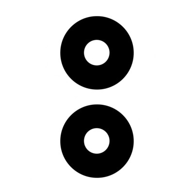 Стекло камеры для Xiaomi Redmi A1/Xiaomi Redmi A1+/Xiaomi Redmi A2+ (комплект 2 шт.) Черный