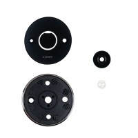 Стекло камеры для Xiaomi 23129RN51X в сборе с рамкой Черный