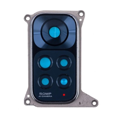 Стекло камеры для Xiaomi Redmi Note 11 в сборе с рамкой Черный