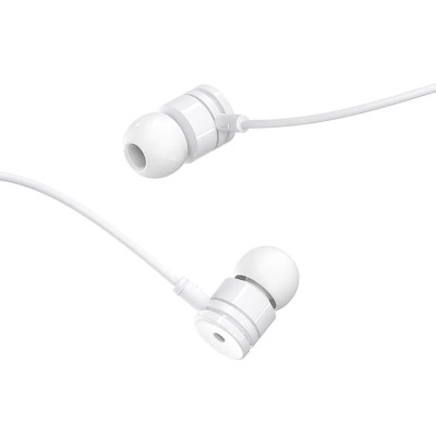 Гарнитура "3,5 мм" Jack Borofone BM31 (вакуумные) Белый