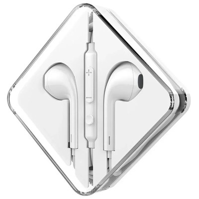 Гарнитура "3,5 мм" Jack Hoco M55 (вкладыши) Белый