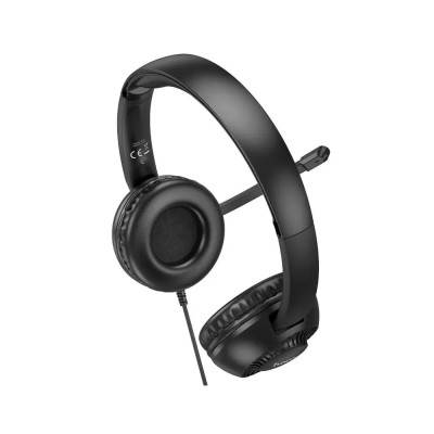 Проводные наушники Hoco W112 (мониторные, накладные) Черный