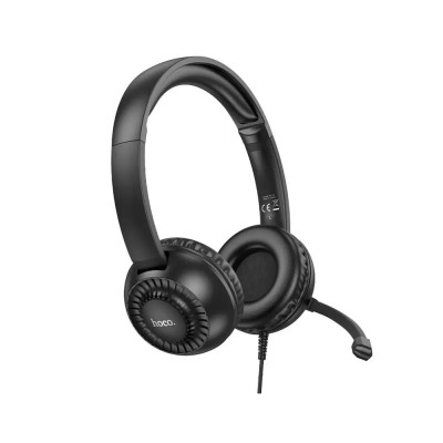 Проводные наушники Hoco W112 (мониторные, накладные) Черный