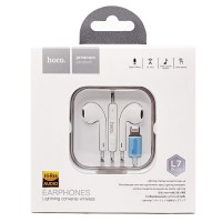 Гарнитура Lightning Hoco L7 Plus (вкладыши) Белый Гарнитура Lightning Hoco L7 Plus (вкладыши) Белый