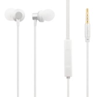 Гарнитура "3,5 мм" Jack Remax RM-512 (вакуумные) Белый