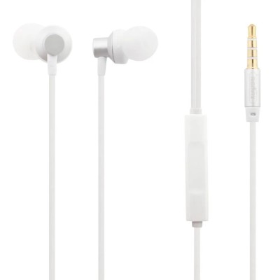 Гарнитура "3,5 мм" Jack Remax RM-512 (вакуумные) Белый