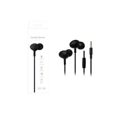 Гарнитура "3,5 мм" Jack XO S6 (вакуумные) Черный