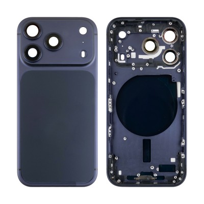 Корпус для Apple iPhone 17 Pro (1 Sim) Синий - Премиум Корпус для Apple iPhone 17 Pro (1 Sim) Синий - Премиум