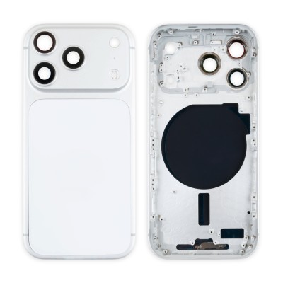 Корпус для Apple iPhone 17 Pro (1 Sim) Серебро - Премиум Корпус для Apple iPhone 17 Pro (1 Sim) Серебро - Премиум