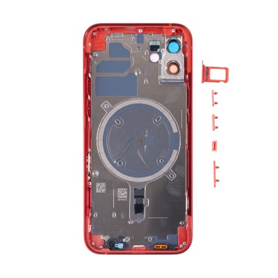 Корпус для Apple iPhone 12 (1 Sim) Красный - Премиум