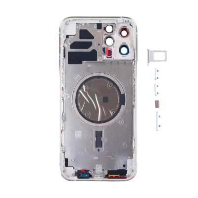 Корпус для Apple iPhone 12 Pro Max (1 Sim) Белый - Премиум