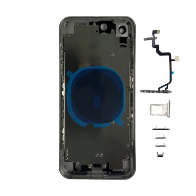 Корпус для Apple iPhone Xr в стиле iPhone 16 Pro Серый