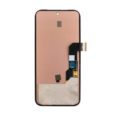 Дисплей для Google Pixel 8a (G6GPR) в сборе с тачскрином Черный - (Soft OLED)