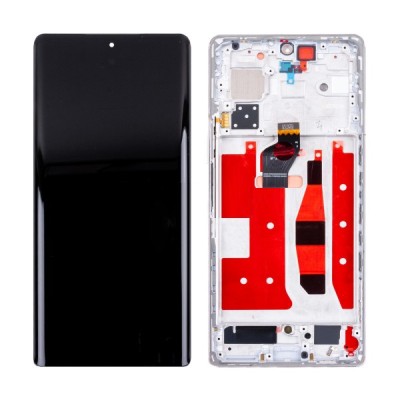 Дисплей для Huawei FNE-NX9 модуль с рамкой Серебро - OR