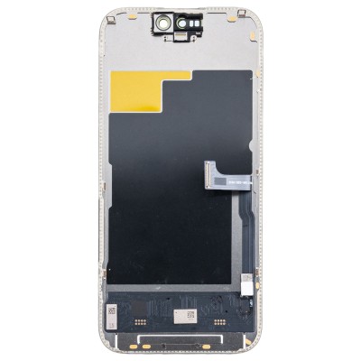 Дисплей для Apple iPhone 15 Pro (A3102) в сборе с тачскрином Черный - DD (Soft OLED, Full HD, 120 Гц) (площадка под IC)
