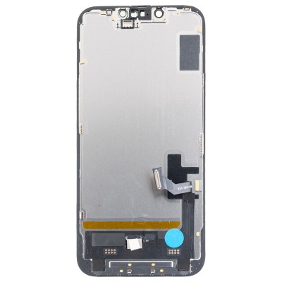 Дисплей для iPhone 14 (A2883) в сборе с тачскрином Черный - (Soft OLED, Full HD) (с верификацией)