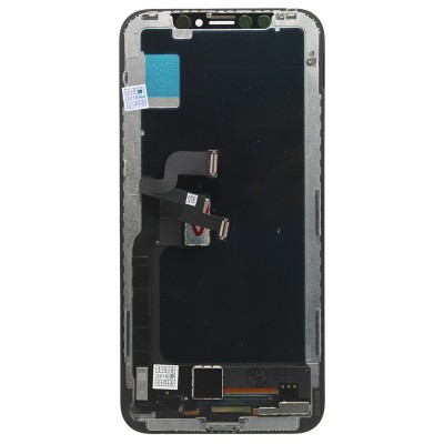 Дисплей для Apple iPhone X с тачскрином (черный) (Soft OLED)