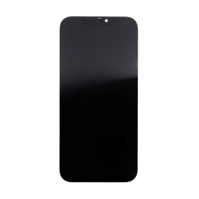 Дисплей для iPhone 12 Pro Max A2411 в сборе с тачскрином Черный - (Hard OLED, Full HD) (с верификацией)