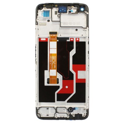 Дисплей для Realme 9i (RMX3491) модуль с рамкой Черный - OR