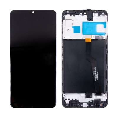 Дисплей для Samsung A105F Galaxy A10 модуль Черный - Оптима