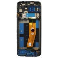 Дисплей для Samsung A145F Galaxy A14 4G модуль с рамкой Черный - OR Ref. (SP)