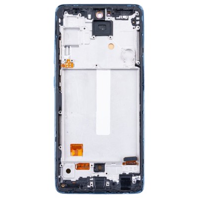 Дисплей для Samsung A525F Galaxy A52 модуль Синий - (OLED) (Full Size)
