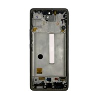 Дисплей для Samsung A536B Galaxy A53 5G модуль с рамкой Черный - OR Ref. (SP)