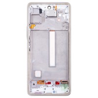 Дисплей для Samsung A536B Galaxy A53 5G модуль с рамкой Белый - Сервисный оригинал