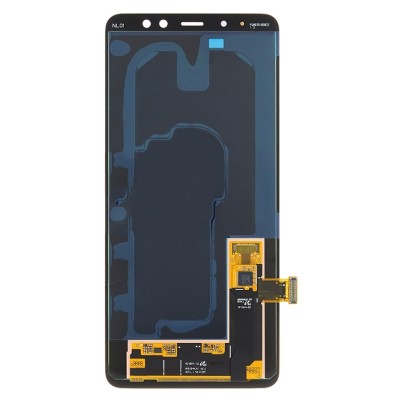 Дисплей для Samsung A730F Galaxy A8+ 2018 в сборе с тачскрином Черный - (OLED)