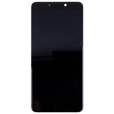 Дисплей для Samsung A920F Galaxy A9 2018 модуль с рамкой Черный - (OLED)