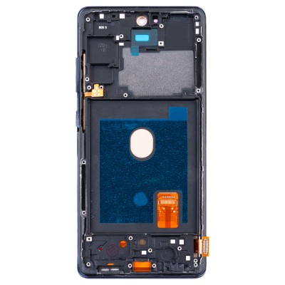 Дисплей для Samsung G780F Galaxy S20 FE модуль с рамкой Синий - (OLED) (Full Size)