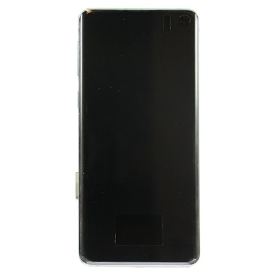 Дисплей для Samsung G973F Galaxy S10 модуль Зеленый - OR (SP)