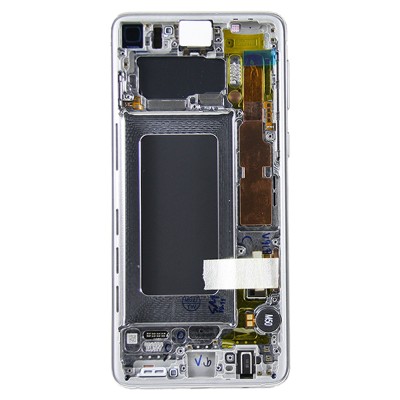 Дисплей для Samsung G973F Galaxy S10 модуль Белый - OR (SP)