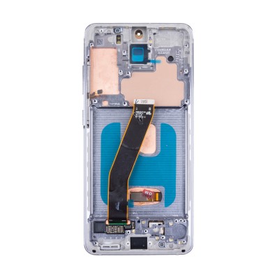 Дисплей для Samsung G980F Galaxy S20 модуль с рамкой Серый - OR Ref. (SP)