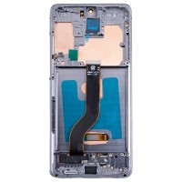 Дисплей для Samsung G985F S20+ модуль Серый - (OLED) (Full Size)