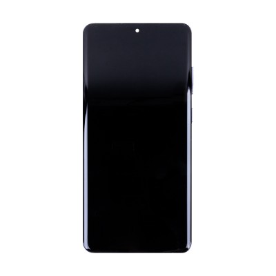 Дисплей для Samsung G988B Galaxy S20 Ultra модуль с рамкой Черный - (Soft OLED, 120 Гц) (Full Size)