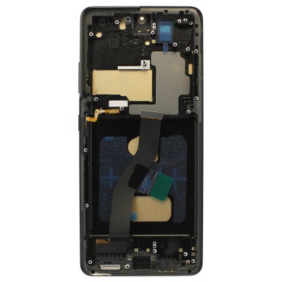 Дисплей для Samsung G998B Galaxy S21 Ultra модуль Черный - (In-Cell)
