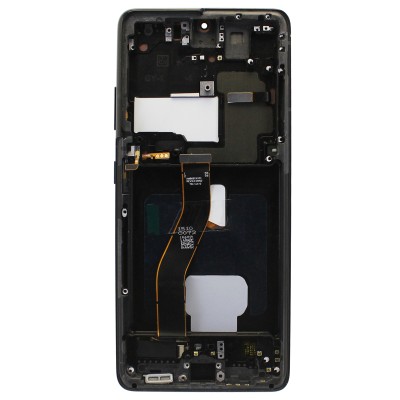 Дисплей для Samsung G998B Galaxy S21 Ultra модуль Черный - OR Ref. (SP)